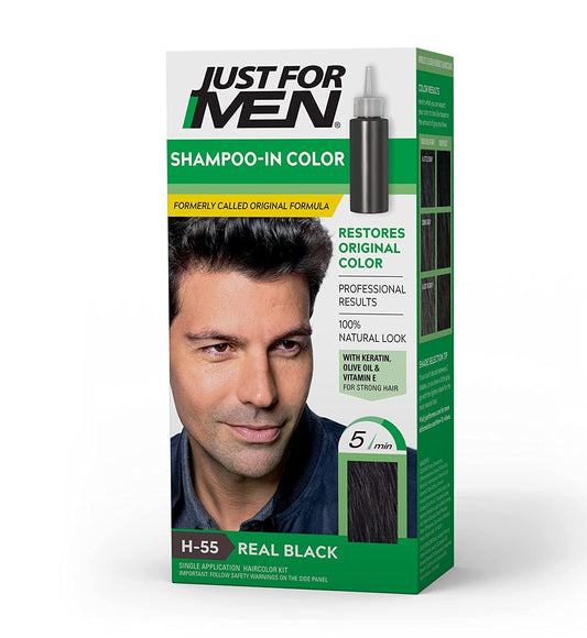 Just For Men Hair Color H-55 Real Black 1 Each (Pack Of 9)