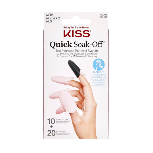 KISS Soak Off Remover Caps Beauty & Personal Care KISS
