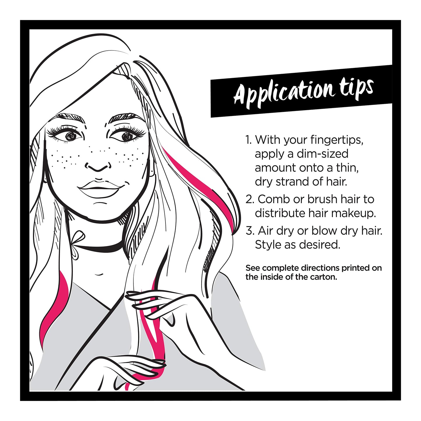 L'Oreal Paris Hair Makeup Temporary 1-Day Hair Color for Blondes, Pink Violet 400, 1 Fluid Ounce