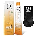 GK HAIR Global Keratin Professional Hair Color Cream Tube (3.4 Fl Oz/100ml) Nourishing & Cleansing Colors for Styling High Performance Long Lasting