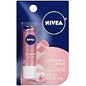 NIVEA Shimmer Lip Care, Moisturizing Lip Balm Stick with Shea Butter and Jojoba Oil, 0.17 Oz