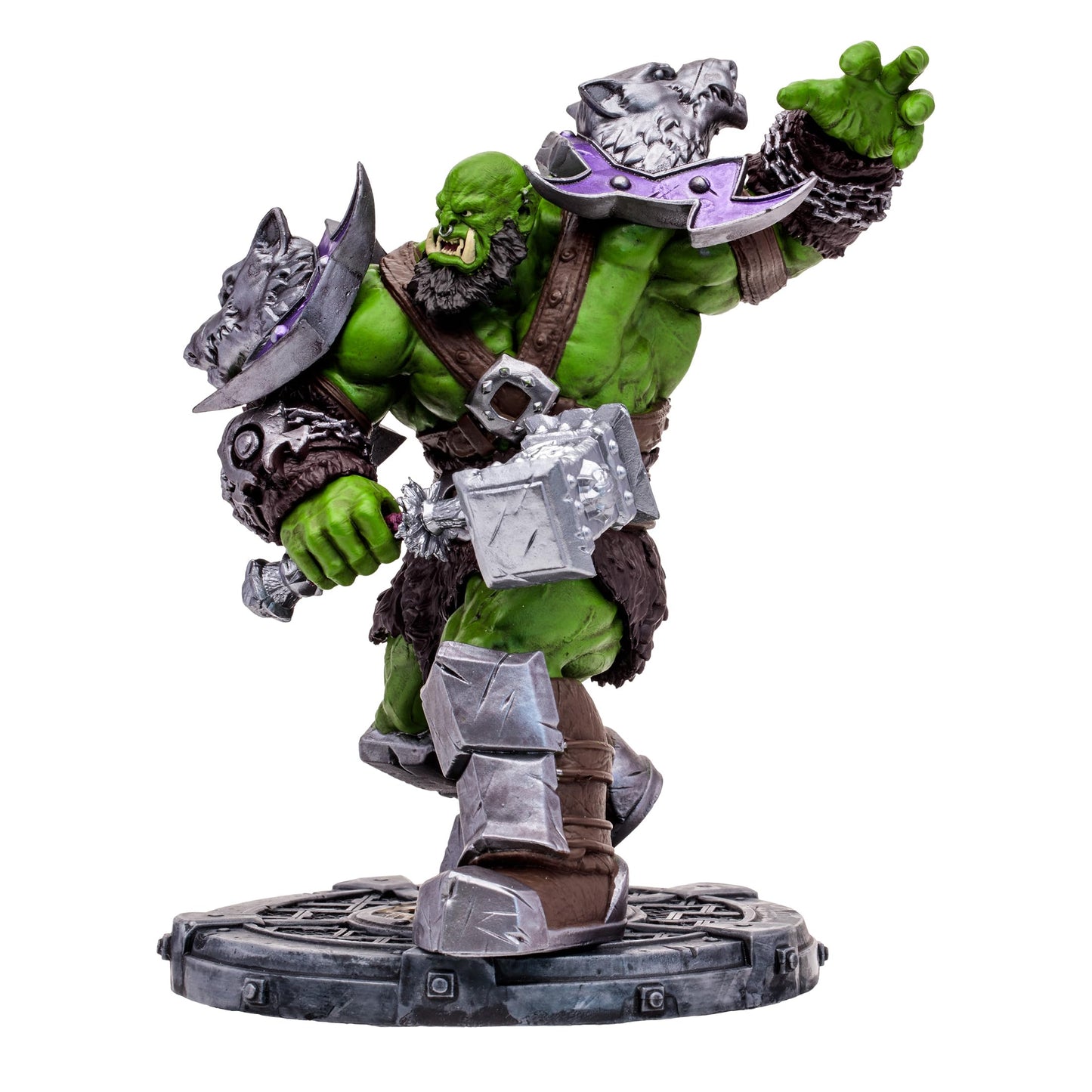 McFarlane Toys - World of Warcraft Orc: Warrior/Shaman (Common) 1:12 Scale Posed Figure