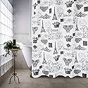 Park B. Smith Paris Travels Shower Curtain, 72" x 72"