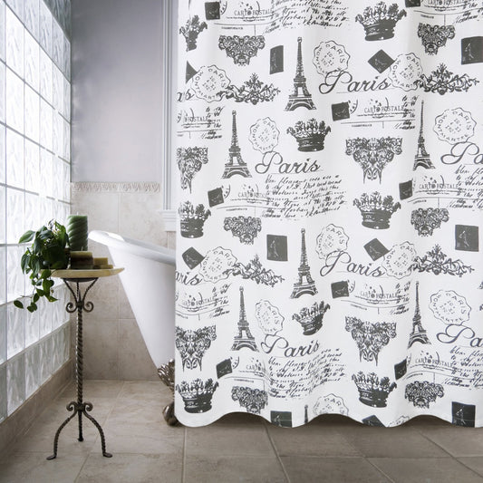 Park B. Smith Paris Travels Shower Curtain, 72" x 72"