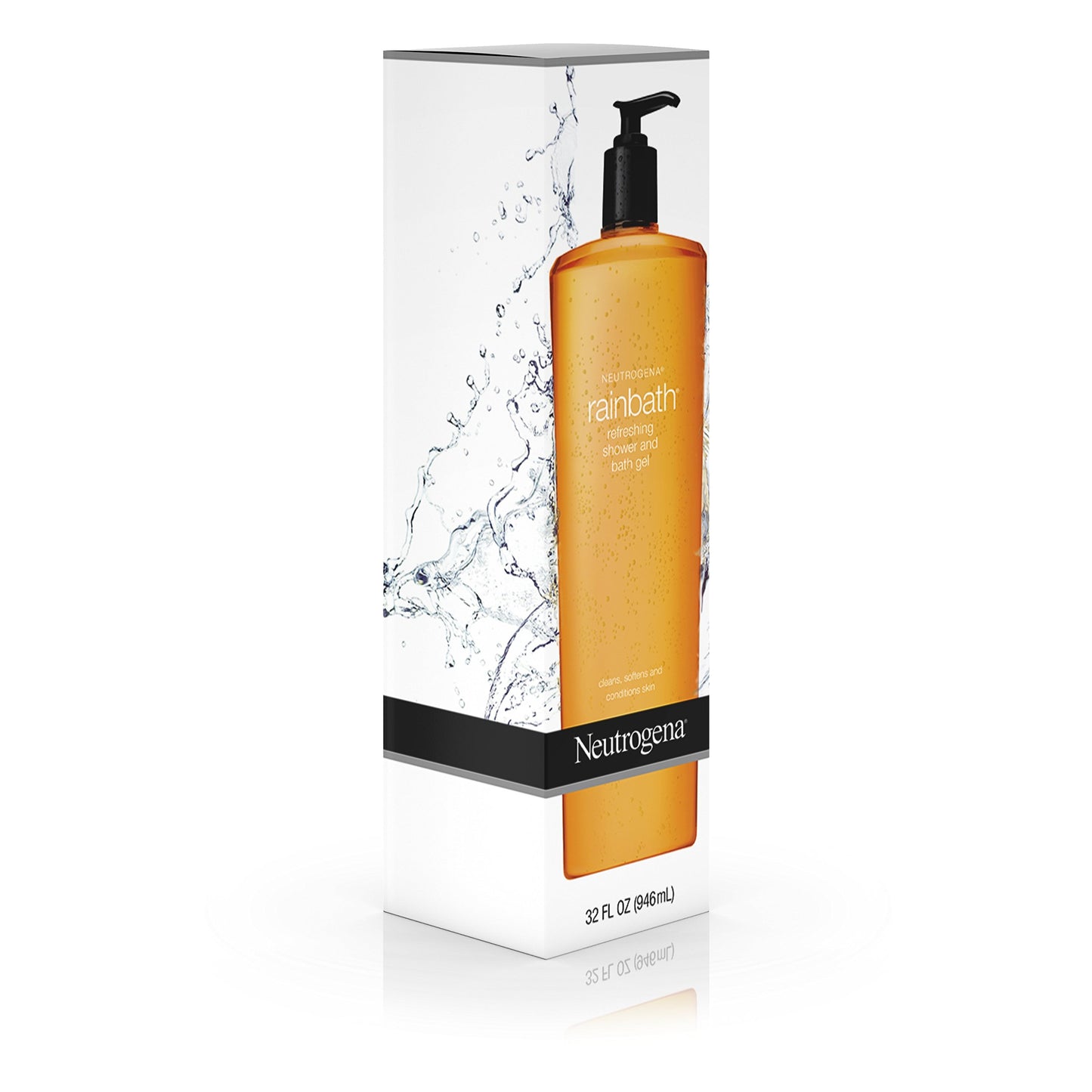 Neutrogena Rainbath Cleansing Shower & Bath Gel, Daily Moisturizing Body Wash Cleanser & Shaving Gel for Men & Women, Clean-Rinsing Creamy Lather