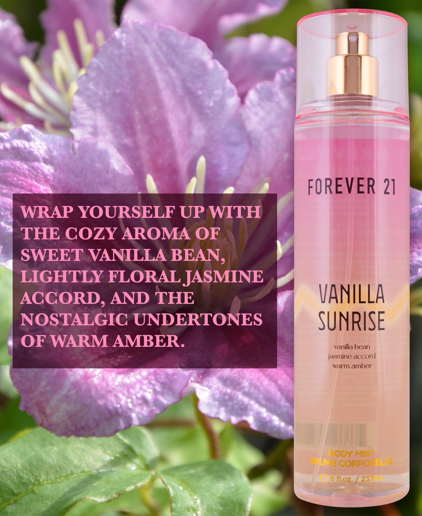 Vanilla Sunrise Body Mist, 8 fl.oz., by Forever 21