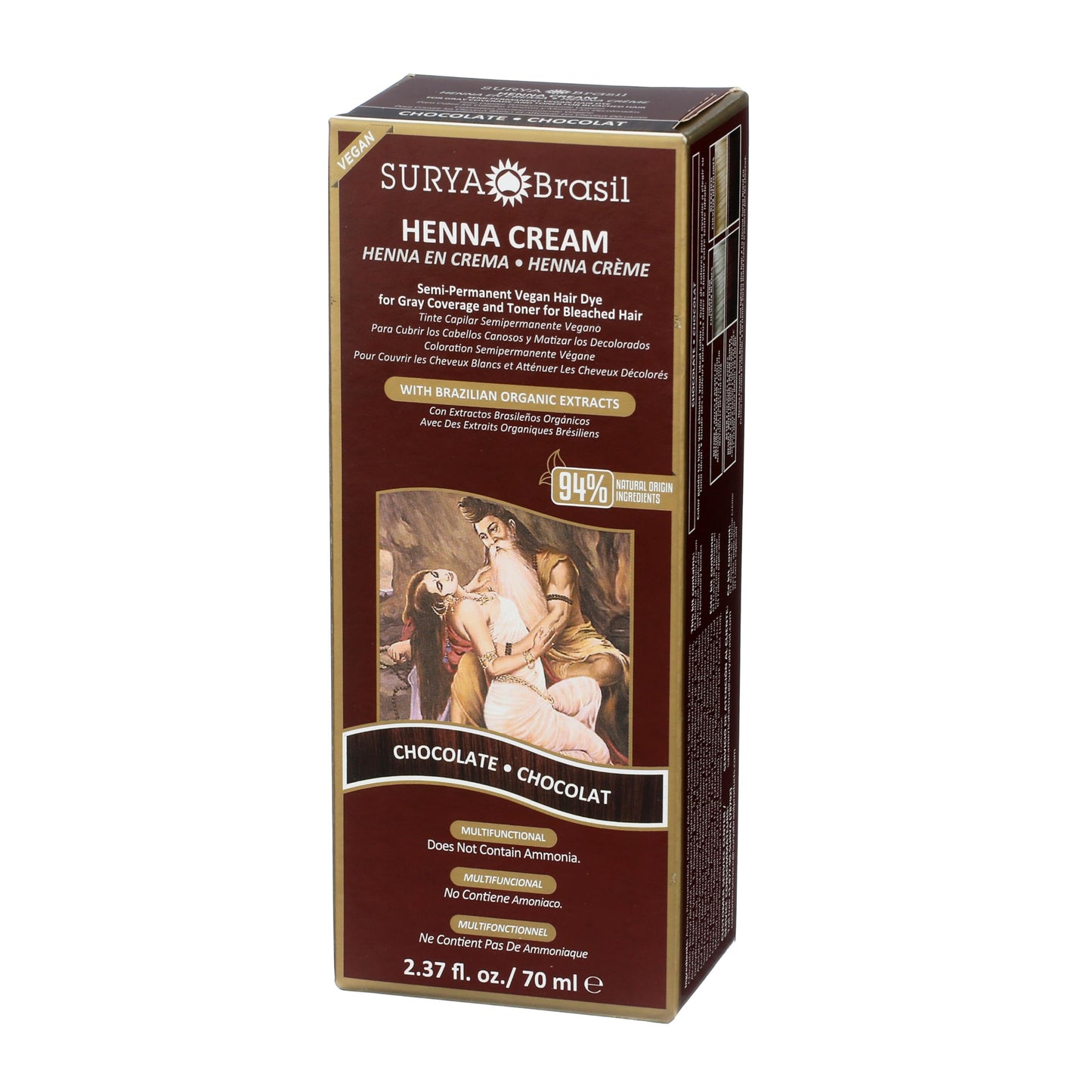 Surya Nature, Inc Henna Chocolate Cream - 2.31 oz