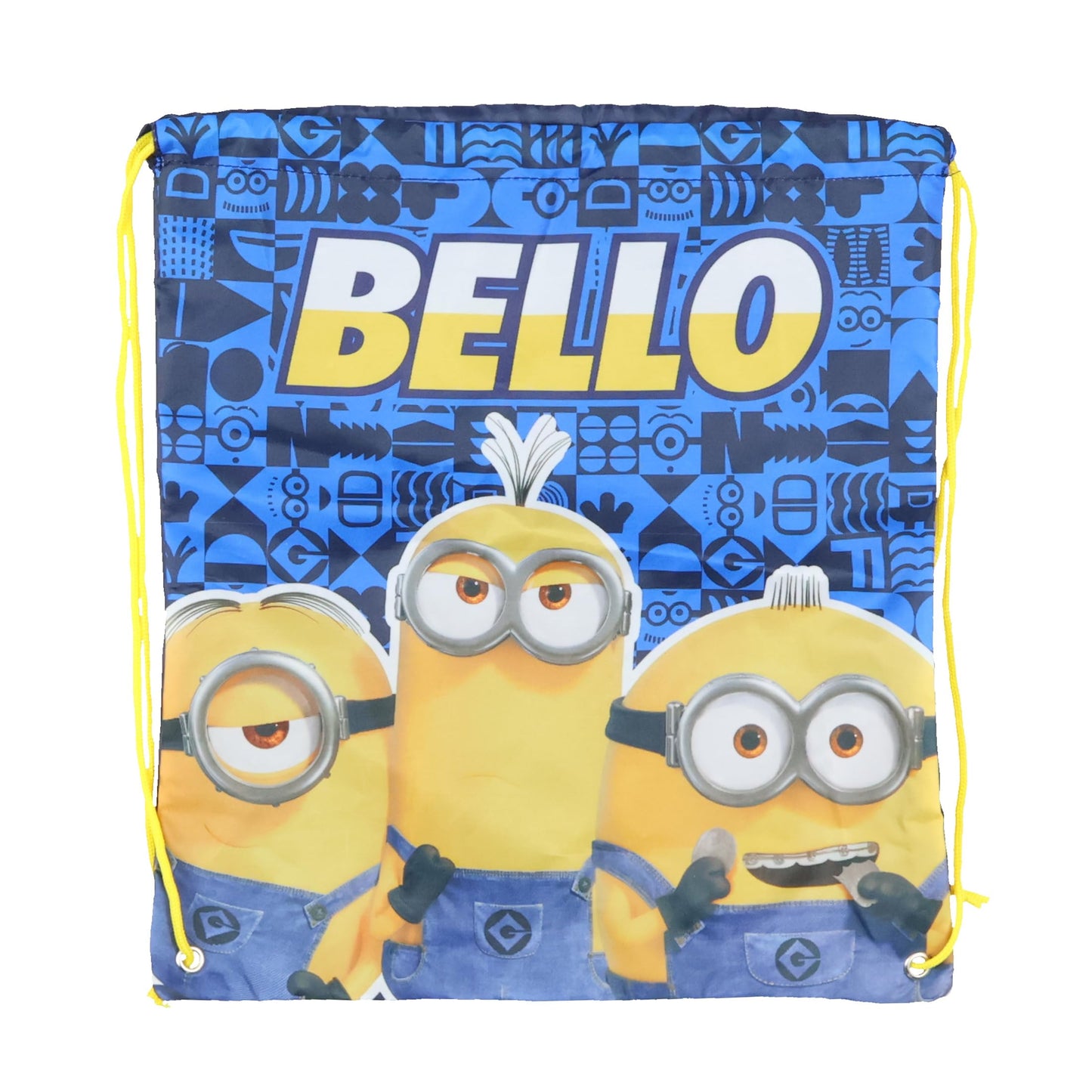 AI ACCESSORY INNOVATIONS Minions Backpack Bello Character Design 5 Piece Set with Lunch Box