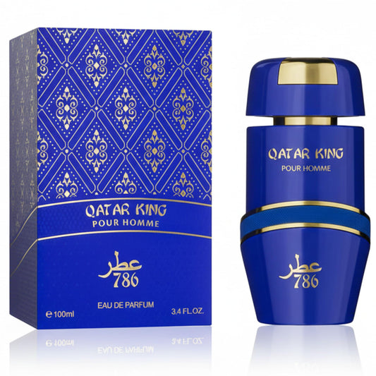 Jo Milano Qatar King Eau De Parfum Spray | 3.4 oz (100ml) | Oud, Vanilla, Fresh Spicy, Amber, Floral Scent | Long Lasting Fragrance for Men Beauty & Personal Care Jo Milano