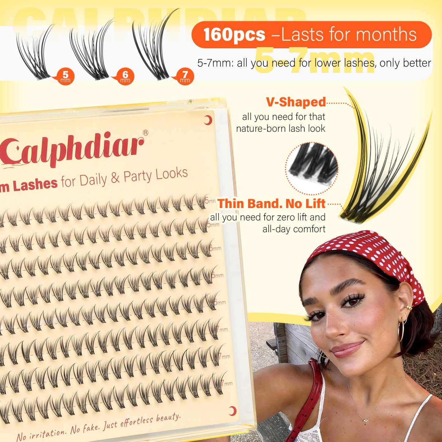 Bottom Lashes Natural Bottom Lash Clusters 4 Styles Lower Eyelash Extension Individual Lashes 216pcs Clear Thin Band Bottom Eyelashes Clusters DIY Beauty and Personal Care calphdiar