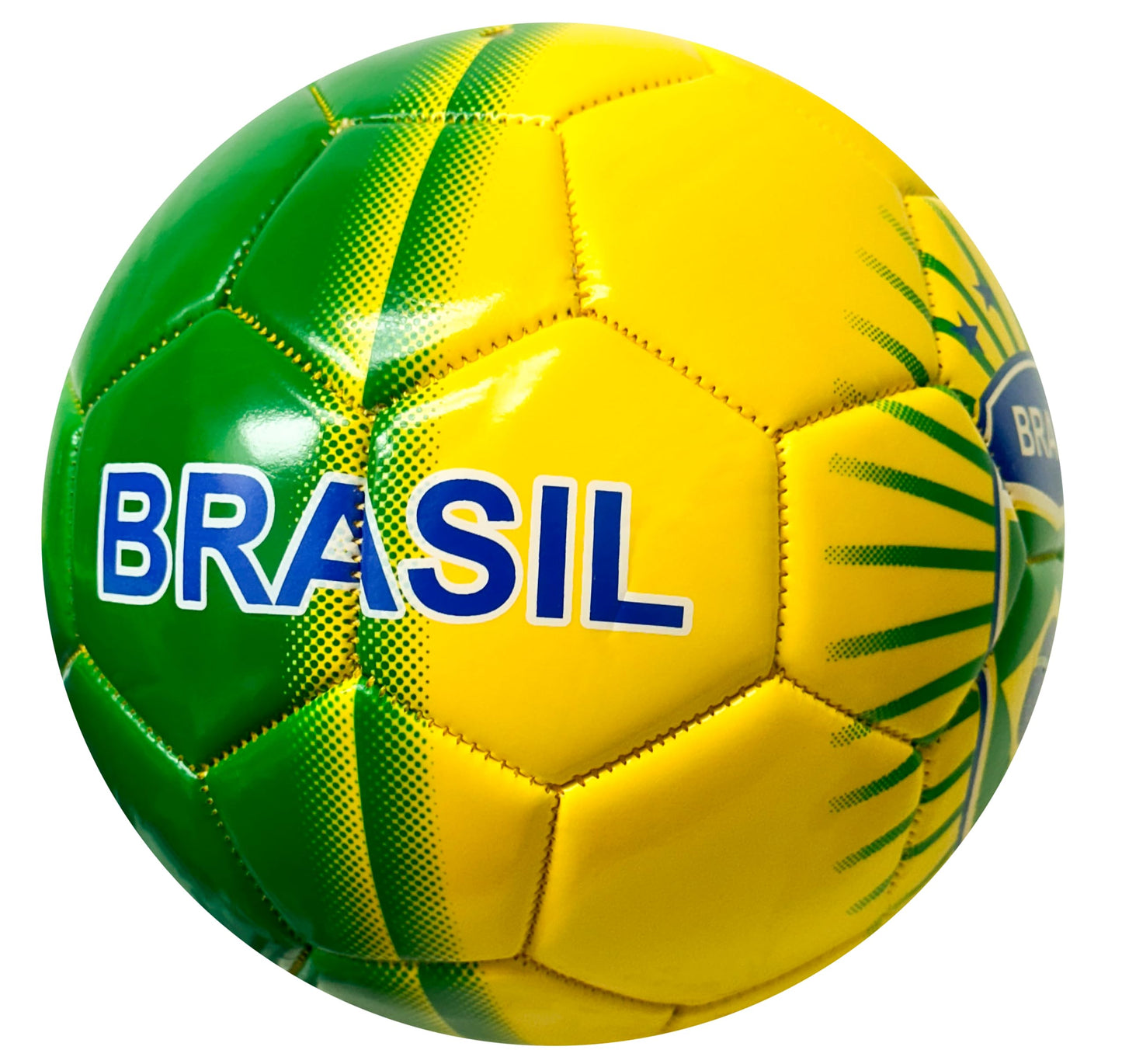Just 4 Kicks Brasil Soccer Ball (Size 2), Brazil Mini Ball #2