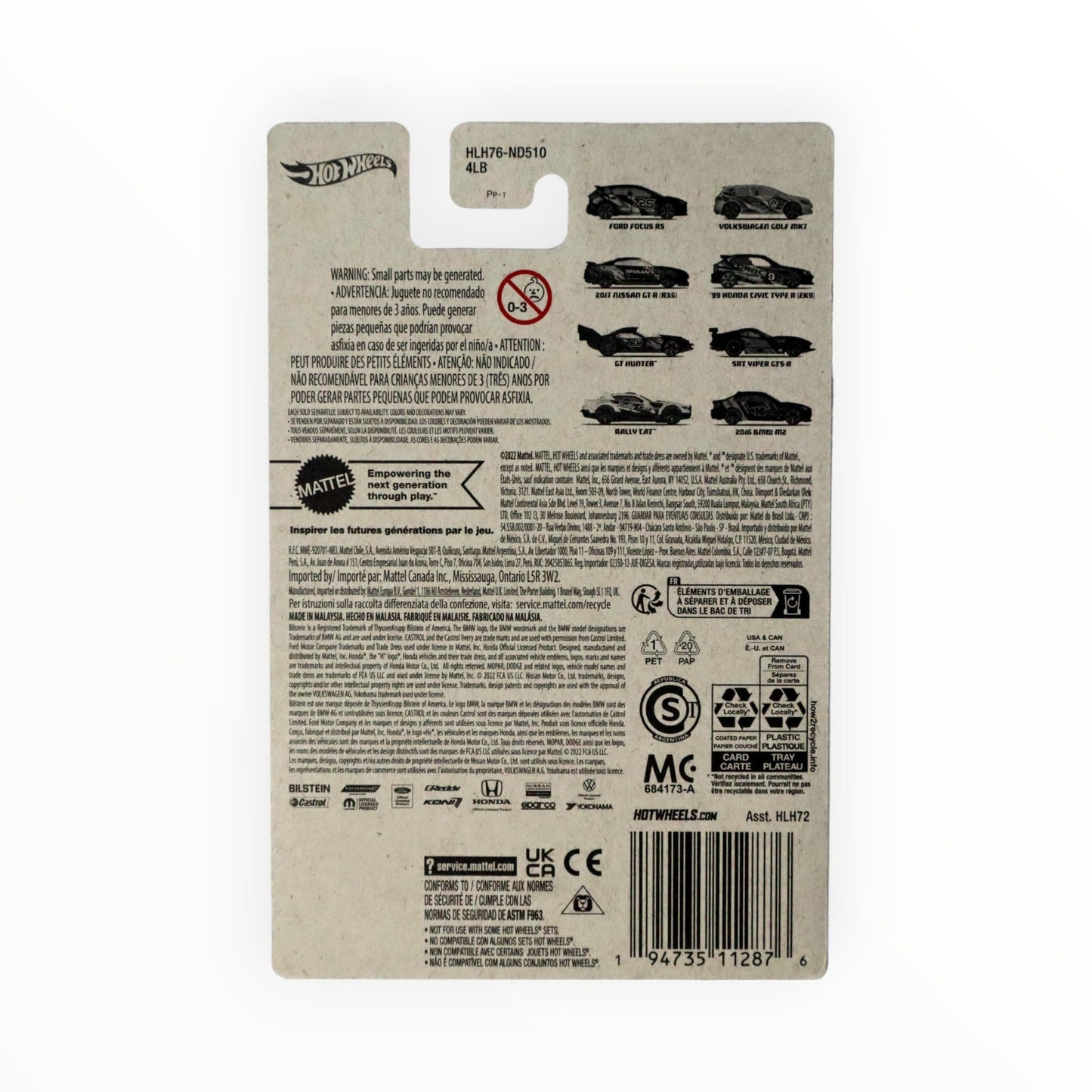 Hot Wheels '99 Honda Civic Type R [EK9], Neon Speeders