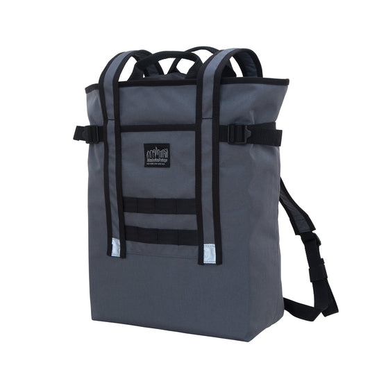 Manhattan Portage Chrystie Backpack With Adjustable Strap Water Resistant Paded Laptop Compartment In 1000D Cordura (Grey)