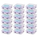 IRIS USA Pencil Case Boxes, 18-Pack, |Made in USA|, Plastic Bead Organizing Containers with Snap Lid for Arts, Crafts, Ephemera, Stickers, & Dance…