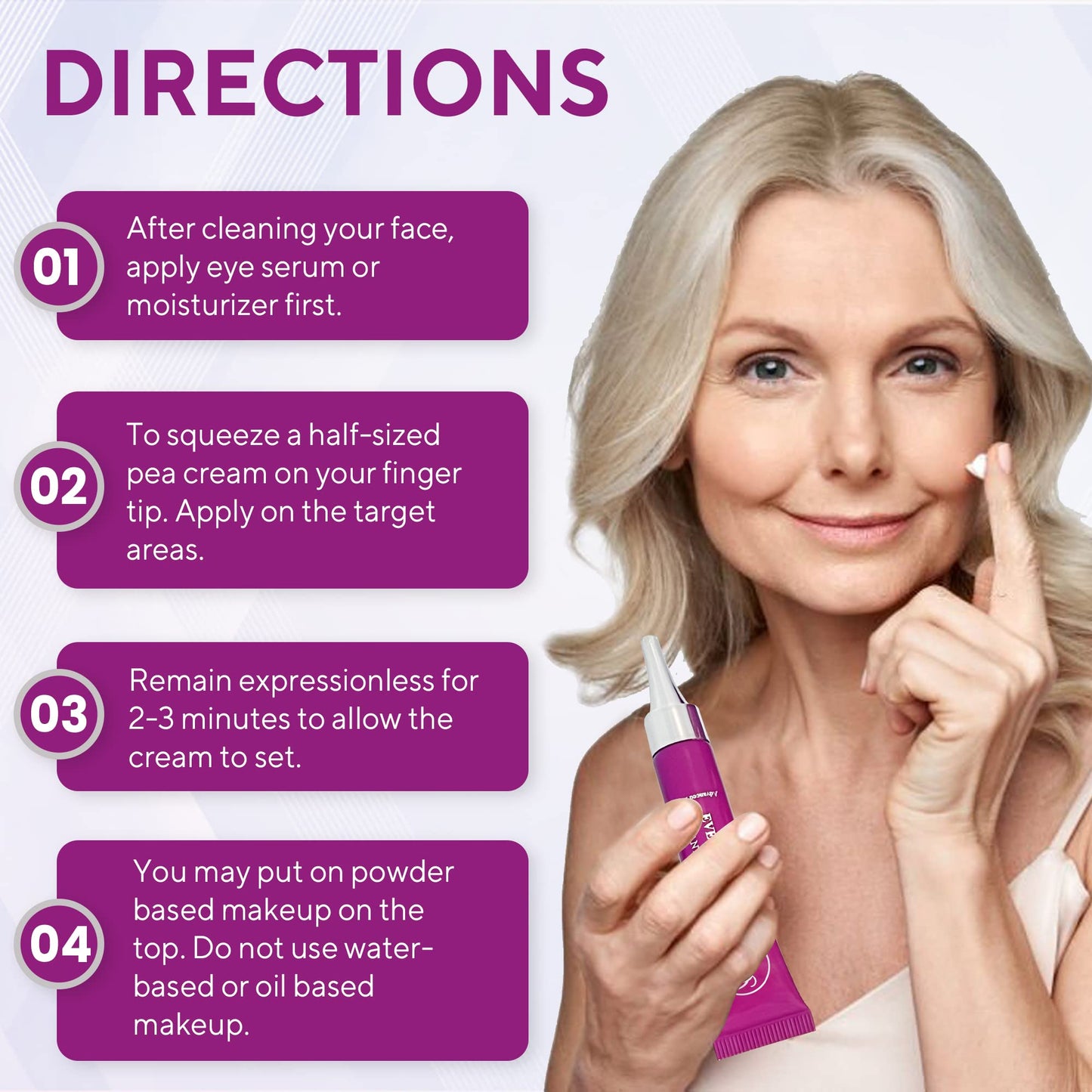 Everliving Skin Instant Firming & Tightening Eye Cream (12 ml) - Temporarily Reduces Under-Eye Bags, Puffiness, Wrinkles & Fine Lines for a Youthful