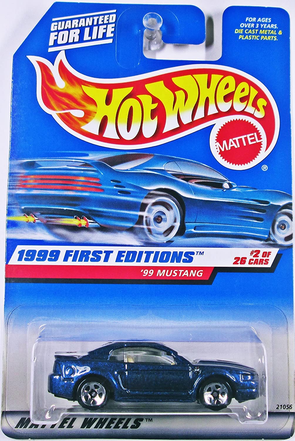 Hot Wheels 1999: First Editions : '99 Mustang 1/64 scale (2 of 26 Collector #909)