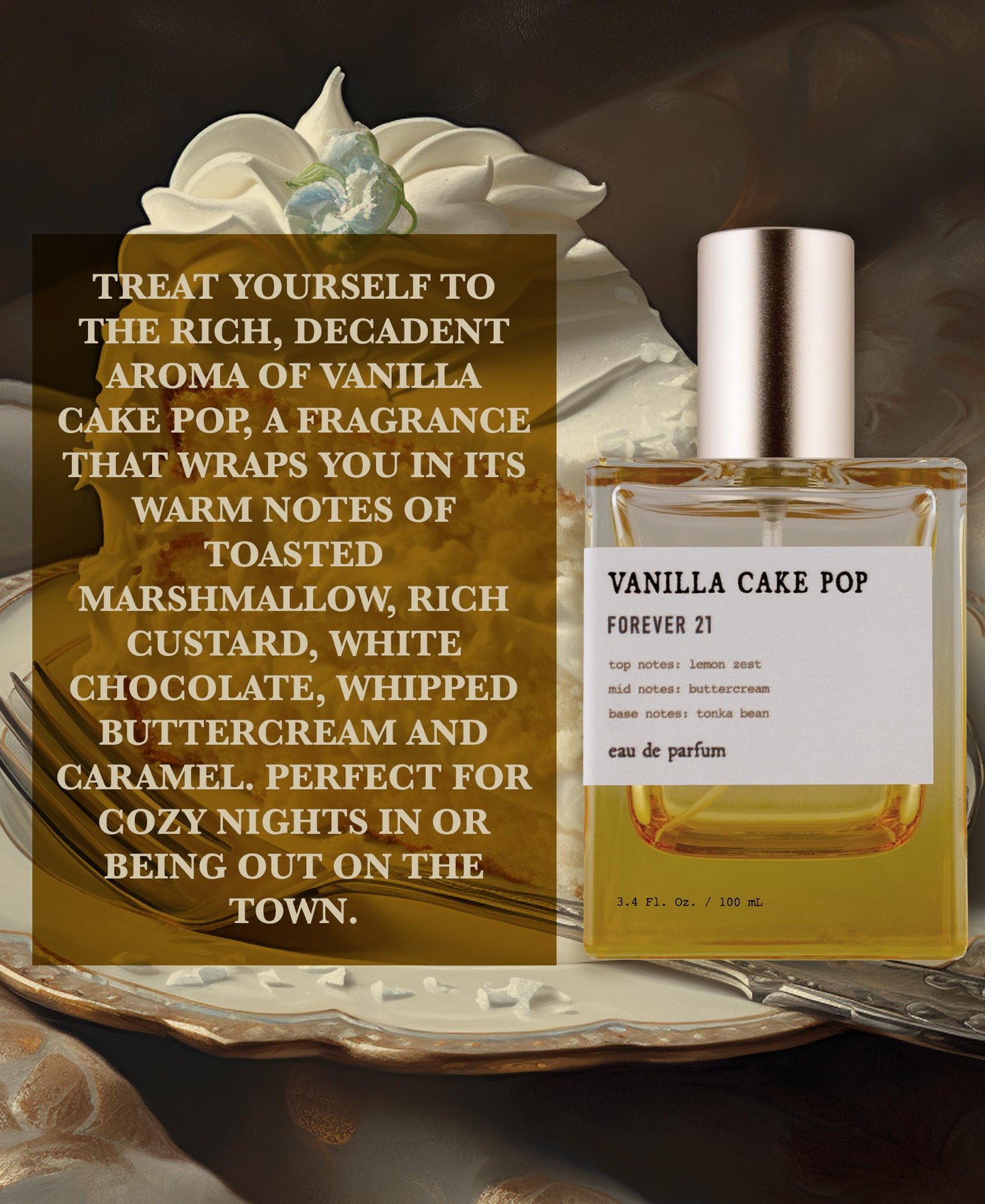 Vanilla Cake Pop, Eau de Parfum, 3.4 fl. oz.