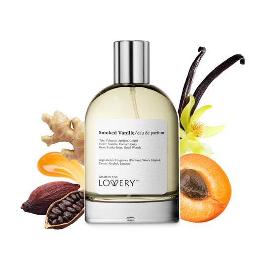 LOVERY Smoked Vanille Perfume Inspired by T.F.ord, Long Lasting Pure Vanilla for Women & Men, Clean Fragrance Spray, 100ml for Womens Birthday - USA Beauty & Personal Care LOVERY