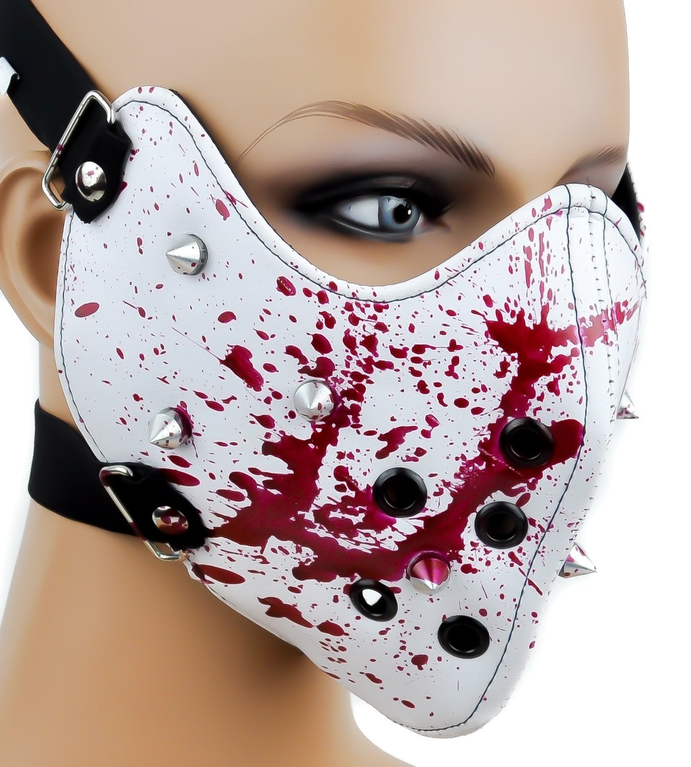 Bloody Spike Motorcycle Face Mask Gothic Horror