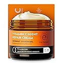 Eve Hansen Vitamin C Night Cream for Face and Neck - Hydrating, Brightening, Anti-Aging Moisturizer for Mature, Dry Skin - Non-Greasy - 2 oz