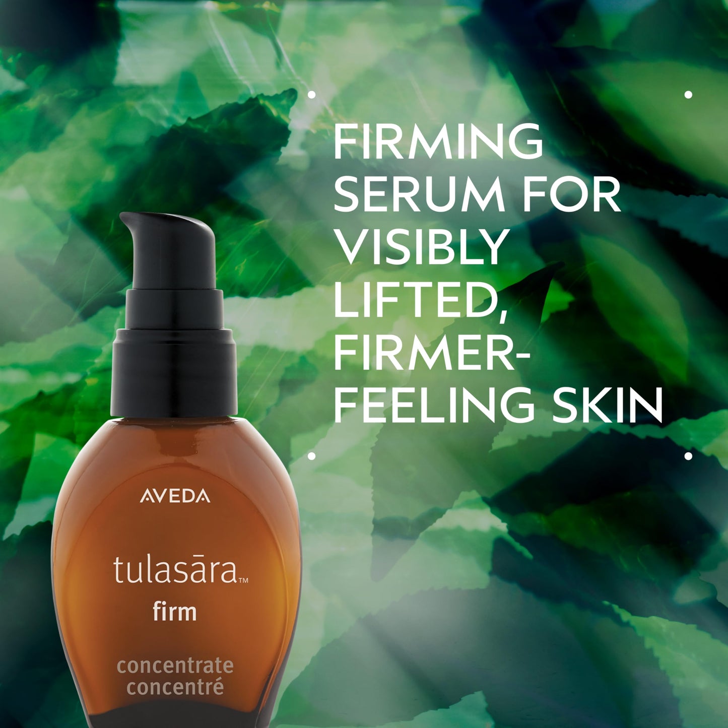 Aveda Tulasara Firm Concentrate | Firming Serum for All Skin Types | Visibly Firms, Reduces the Look of Fine Lines & Wrinkles | with Vitamin C