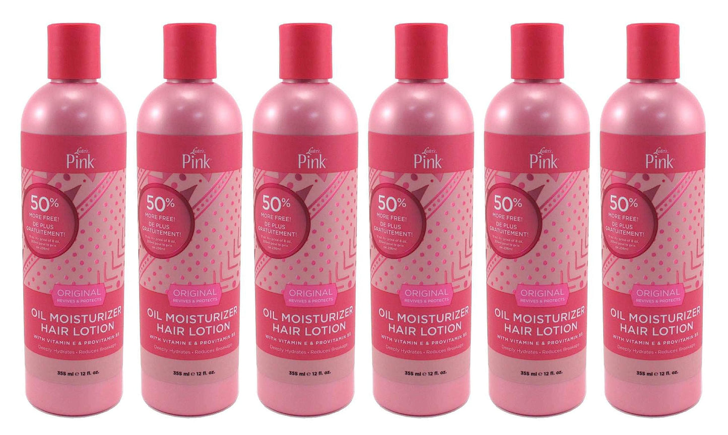 Lusters Pink Lotion Original 12 Ounce Bonus Original (Pack of 6)