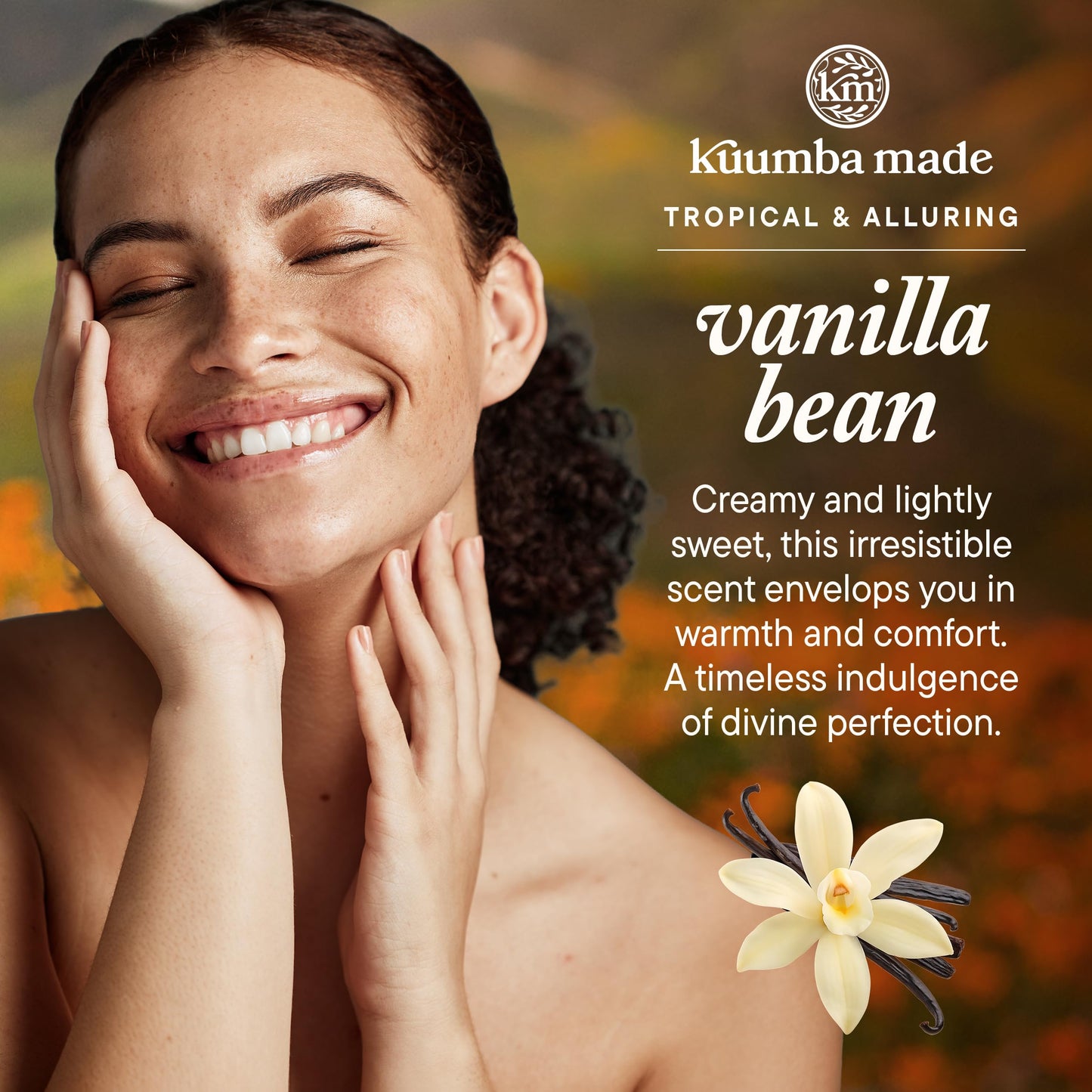 Kuumba Made Vanilla Bean Fragrance Oil Roll-On, Alcohol-Free, 0.15 Fl Oz Beauty and Personal Care Kuumba Made