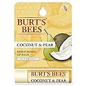 Burt's Bees 100% Natural Moisturizing Lip Balm, Coconut & Pear with Beeswax & Fruit Extracts - 1 Tube