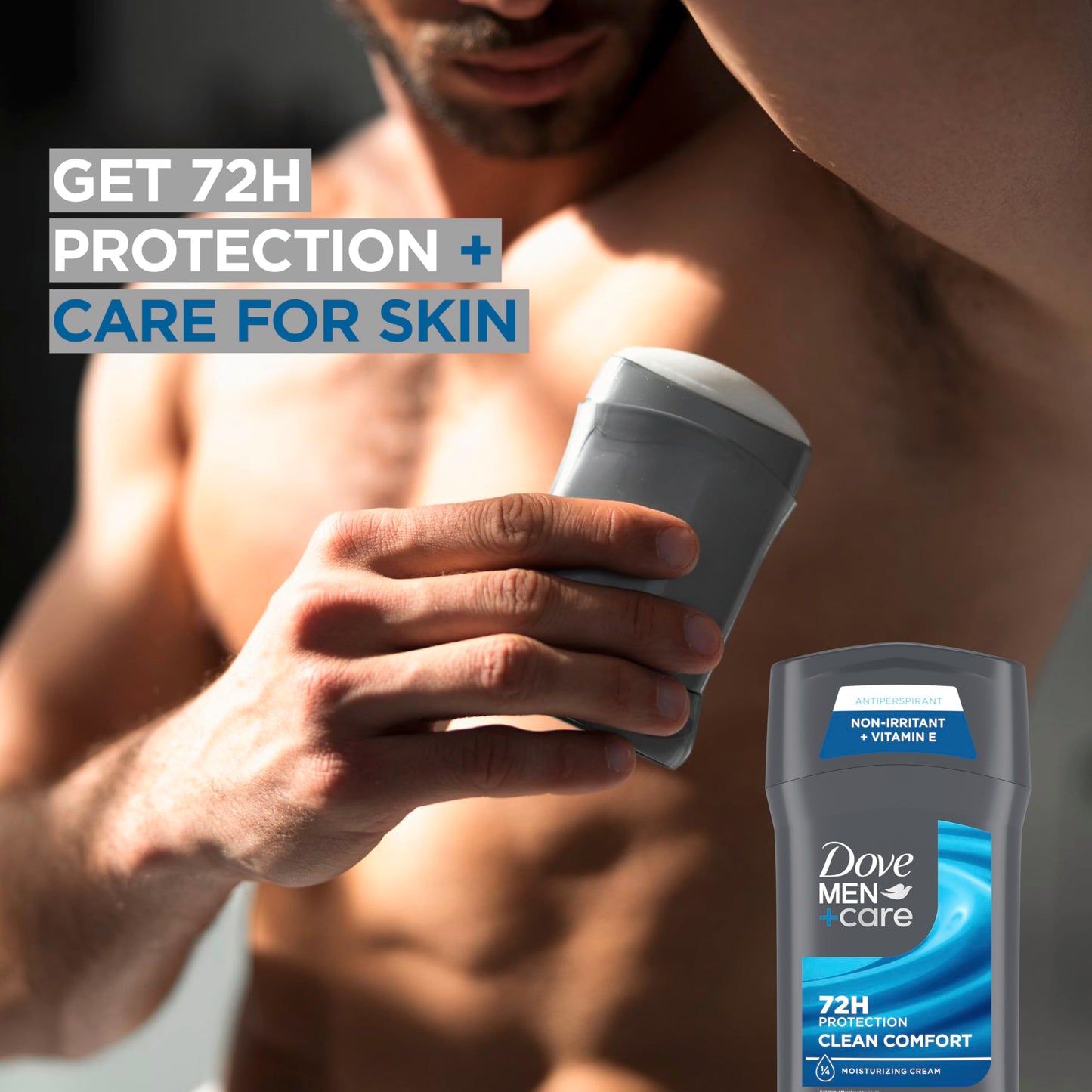 DOVE MEN + CARE Antiperspirant Deodorant Stick Clean Comfort Twin Pack 72-Hour Sweat & Odor Protection Antiperspirant for Men With 1/4 Moisturizing Beauty and Personal Care DOVE MEN + CARE