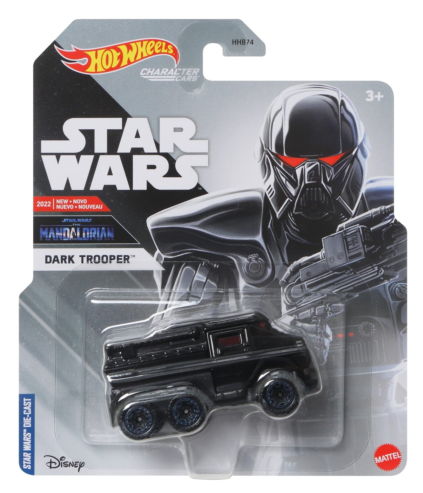 Hot Wheels Star Wars Die-cast Character Cars The Mandolorian Series Dark Trooper