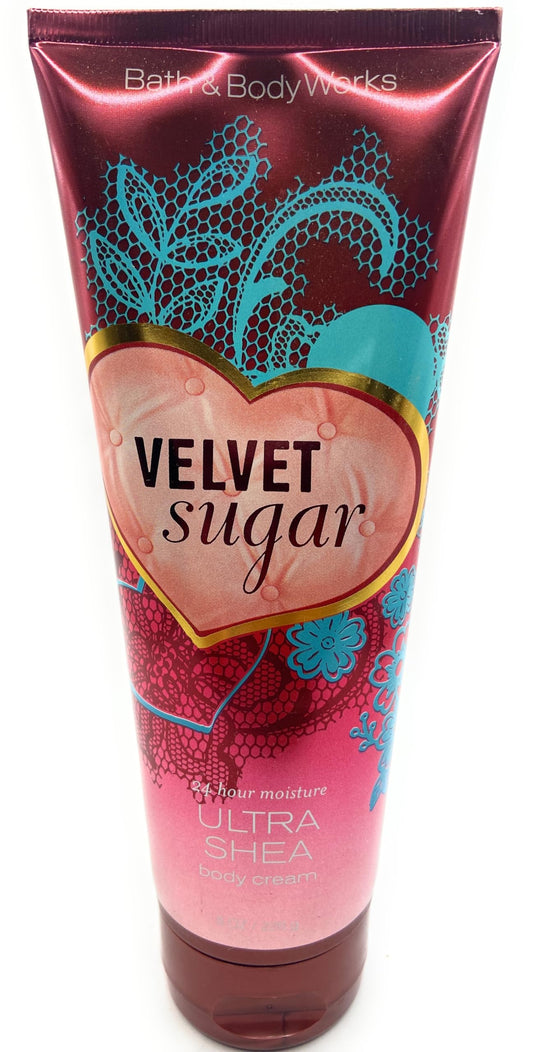 Bath and Body Works Velvet Sugar 24 Hour Moisturizing Body Cream - 8 oz / 226 g