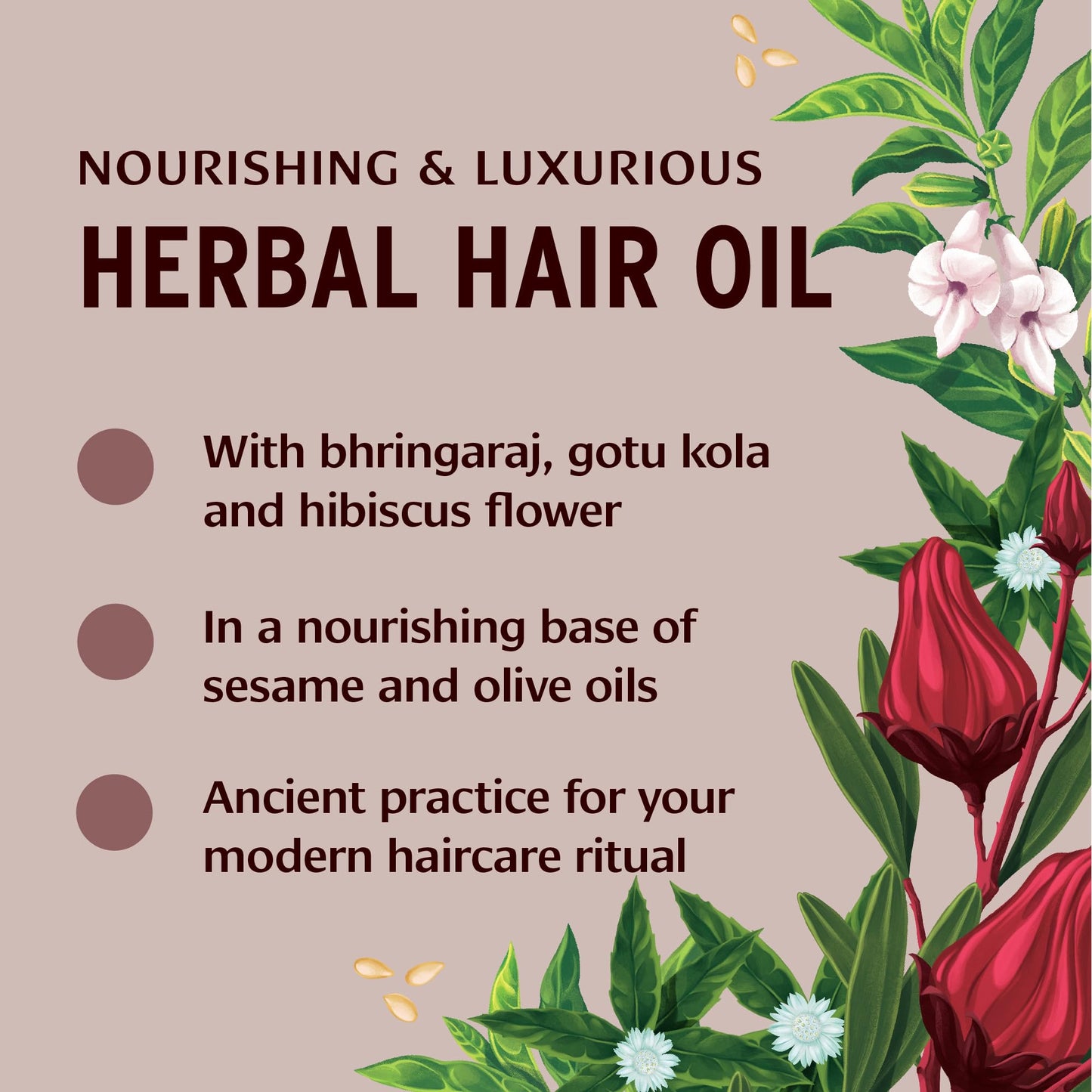 Banyan Botanicals Bhringaraj & Amla Organic Hair Oil - Ayurvedic Scalp & Hair Treatment for Thick, Lustrous Locks - All Hair Types - 2 oz. - Non-GMO