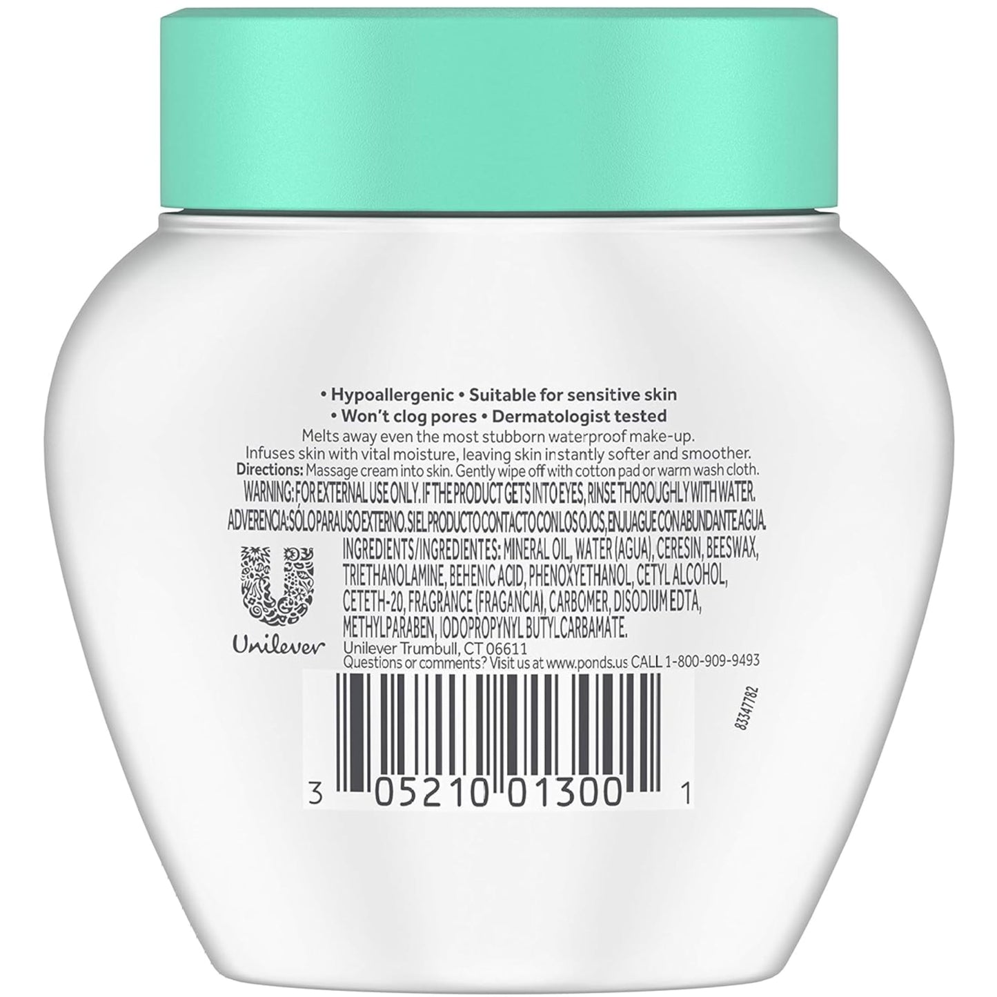 Ponds Cold Cream Cleanser 3.5 Ounce Jar (103ml) (6 Pack)