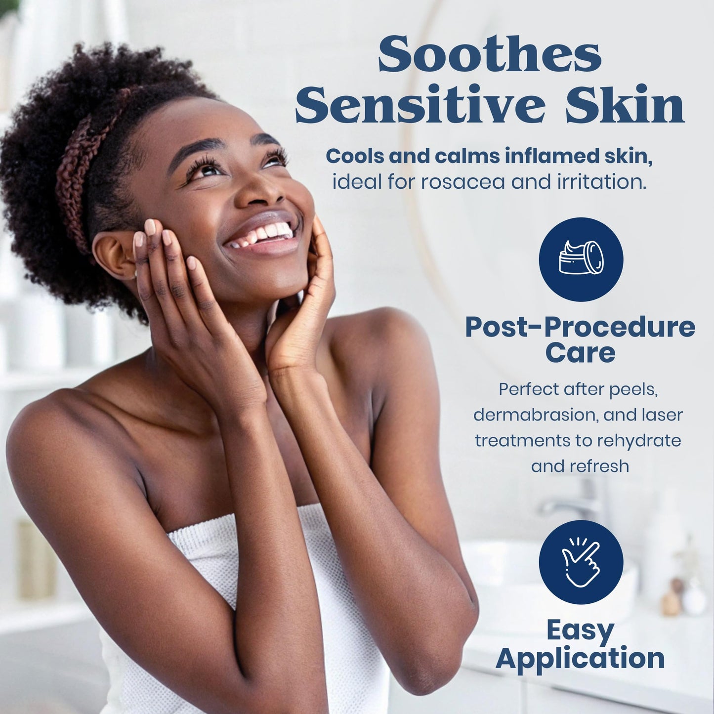 Clear Choice Hydrating Masque + Night Therapy, Rehydrating & Repairing Treatment for All Skin Types, Rosacea Relief & Post-Procedure Care, 2oz