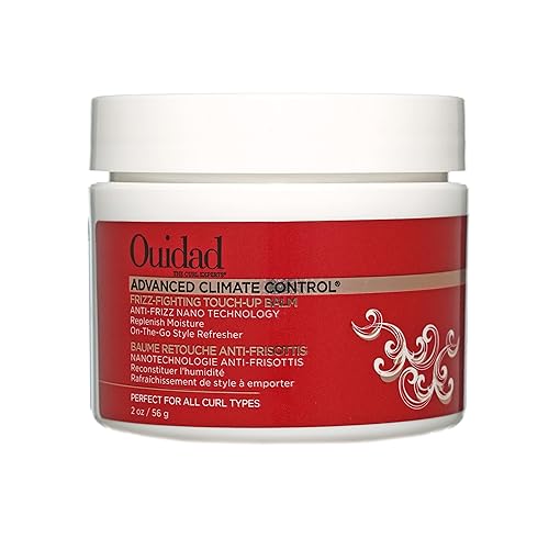 Ouidad Advanced Climate Control Touch-Up Hair Balm - 2 oz, Curl Refresher, Anti-Frizz Nano Technology, Redefine Curls & Help Prevent Breakage, Ideal
