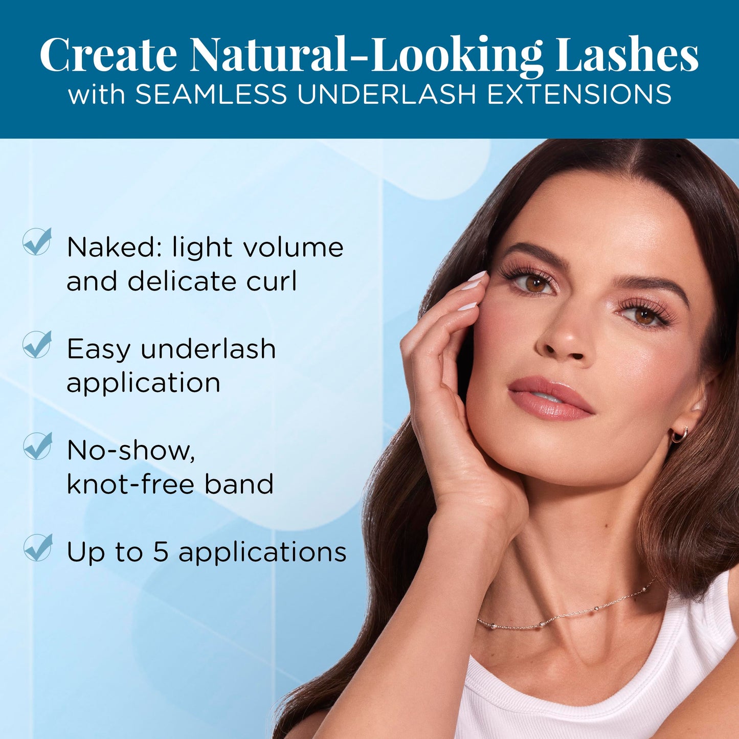 Ardell Seamless Naked Underlash Extensions - Refill Pack, Natural Lash Clusters, DIY Cluster Eyelash Extensions, Natural Eyelash Clusters, Individual…