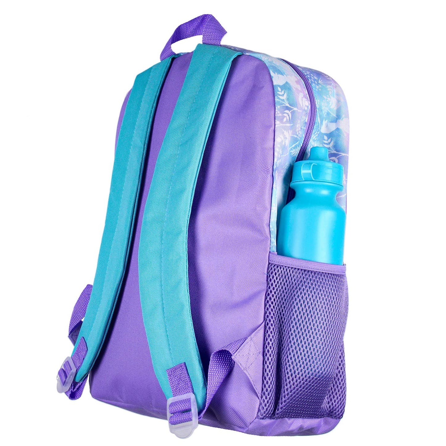 Bioworld Disney Frozen Anna Elsa Olaf Trust Your Journey 5 PC Backpack Set Tote Bag