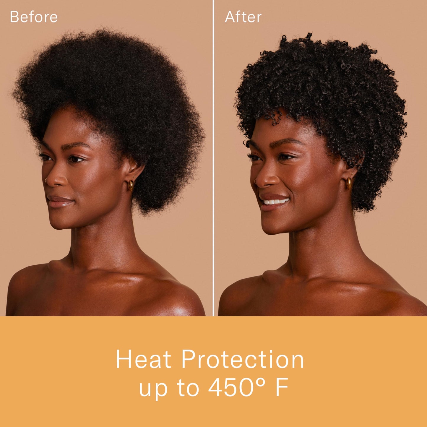 Rizos Curls Multivitamin Leave-In Heat Protection Up to 450°F - Strengthen, Repair & Add Shine to Straight, Wavy, Curly, Coily Hair Types 1a-4c