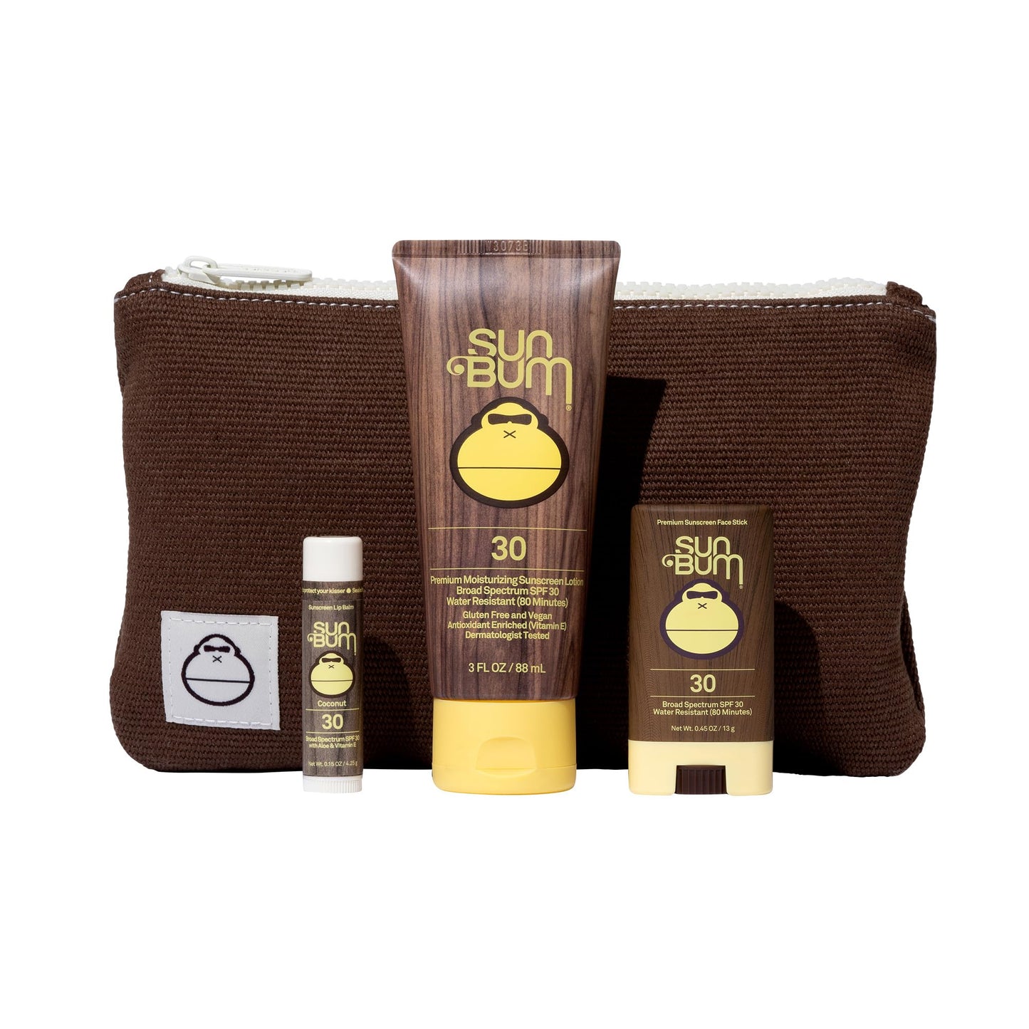 Sun Bum Road Tripper - Travel Sized Sun Care Pack with Sunscreen Lotion, Face Stick, and Lip Balm - SPF 30 Broad Spectrum UVA/UVB Protection - Hawaii Beauty and Personal Care Sun Bum Default Title