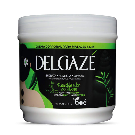 Delgazé Thermoactive Massage Cream & Spa with Seaweed & Natural Extracts – Anti-Stress, Hydrating & Firming Massage Cream for Spa & Home Use – 16 oz