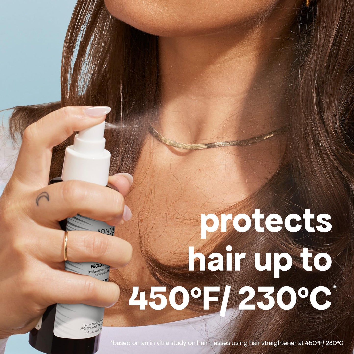 BONDIBOOST Heat Protectant Spray [4.23 fl oz], Heat Protection Spray for Hair Styling + Lightweight Mist to Prevent Heat Damage for Hair & Improve