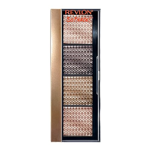 Revlon So Fierce Prismatic Eyeshadow Palette, Eye Makeup, Ultra Creamy Pigmented in Blendable Matte & Pearl Finishes, 961 That's A Dub, 0.21 oz