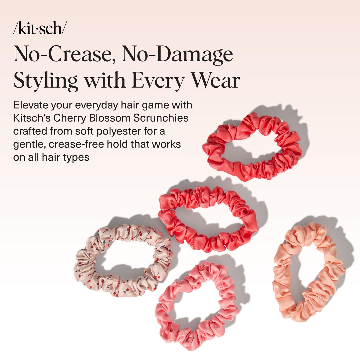 Harry Potter x Kitsch Satin Scrunchies - Softer Than Silk, Damage Free Hair Ties for Girls and Women, Featuring All House Crests- Hair Accessories Beauty and Personal Care Kitsch