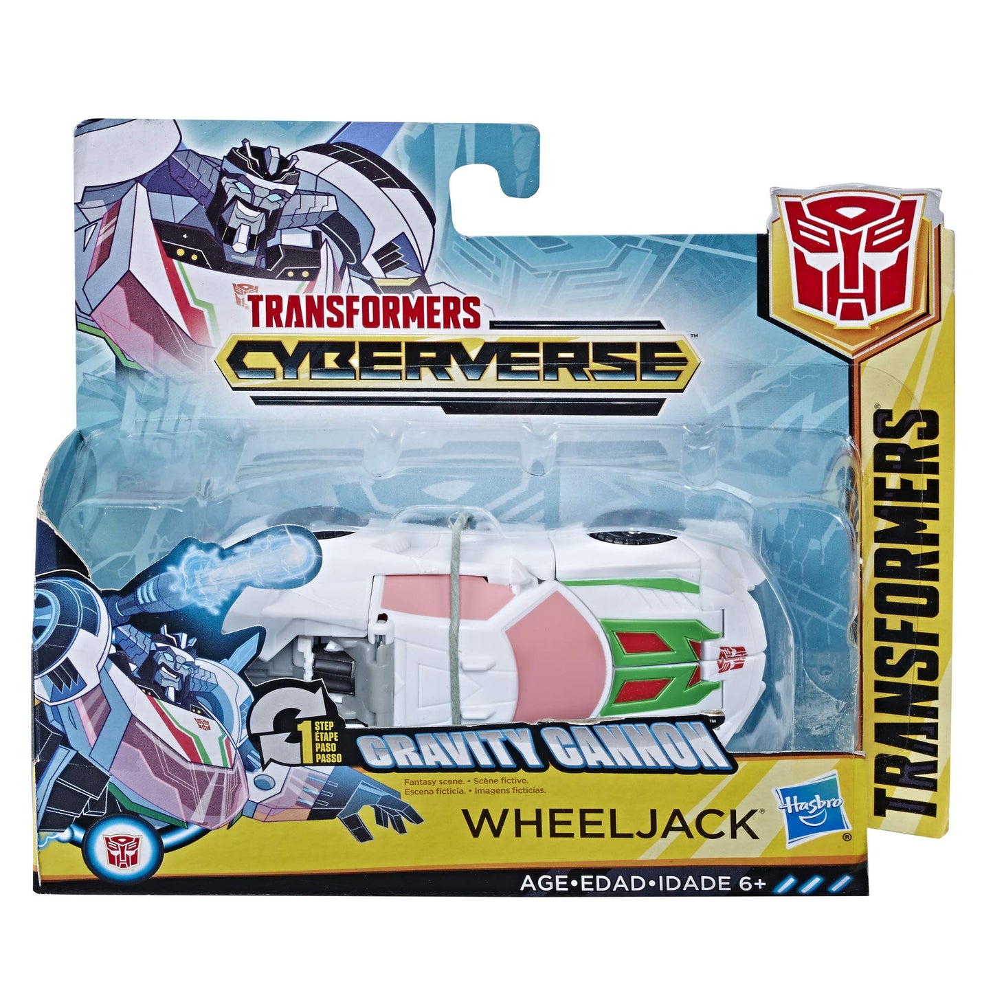 Transformers Toys Cyberverse Action Attackers 1-Step Changer Wheeljack Action Figure - Repeatable Gravity Cannon Action Attack - for Kids Age 6…