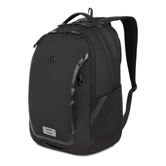 SwissGear Shield Laptop Backpack, Black, 18.5"x12"x6"