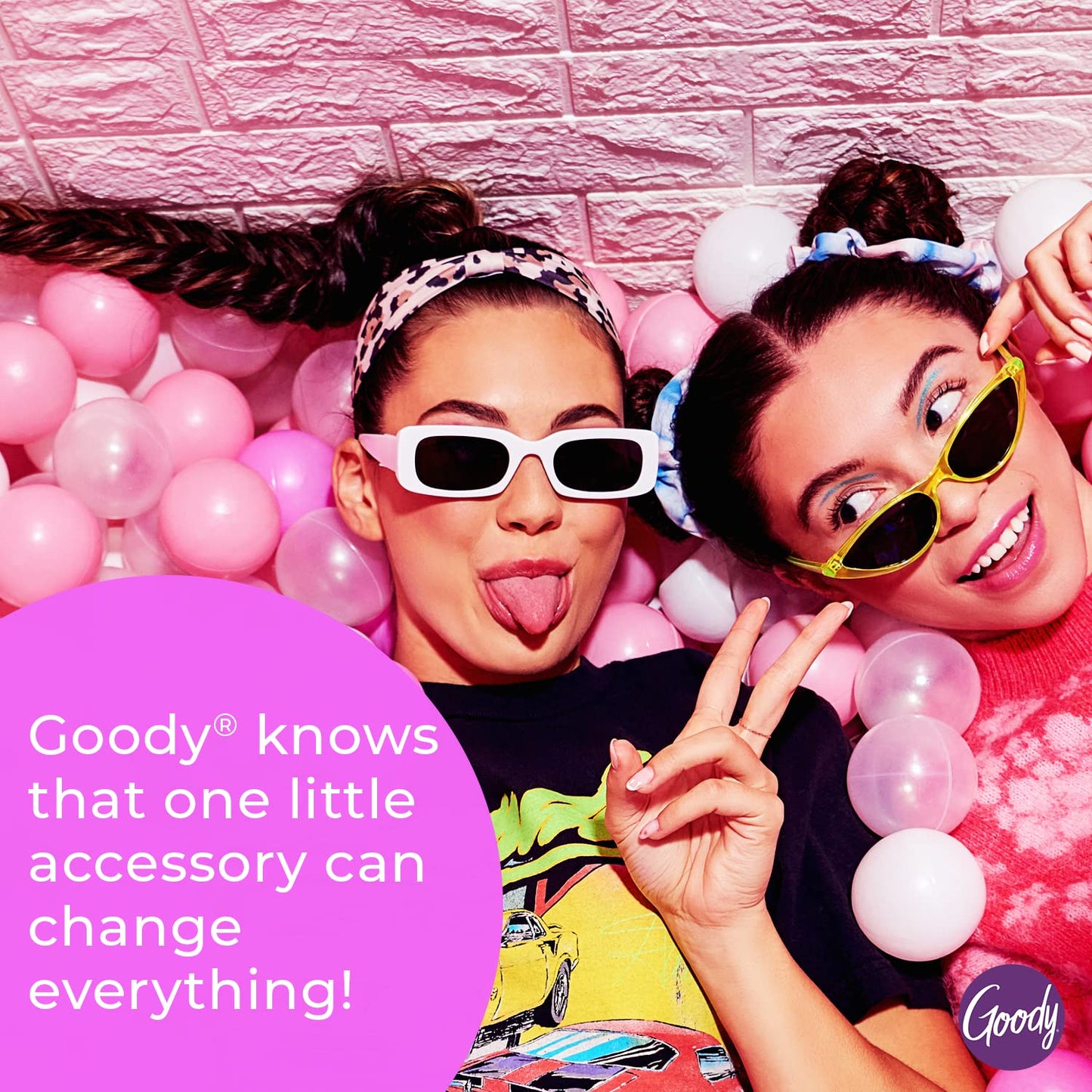 Goody Ouchless No Slip Hair Ties, 10 Ct, Black, 4MM Rubber Bands, SlideProof, Pain-Free Styling Accessories for Women & Men, Made for Long-Lasting Beauty and Personal Care GOODY