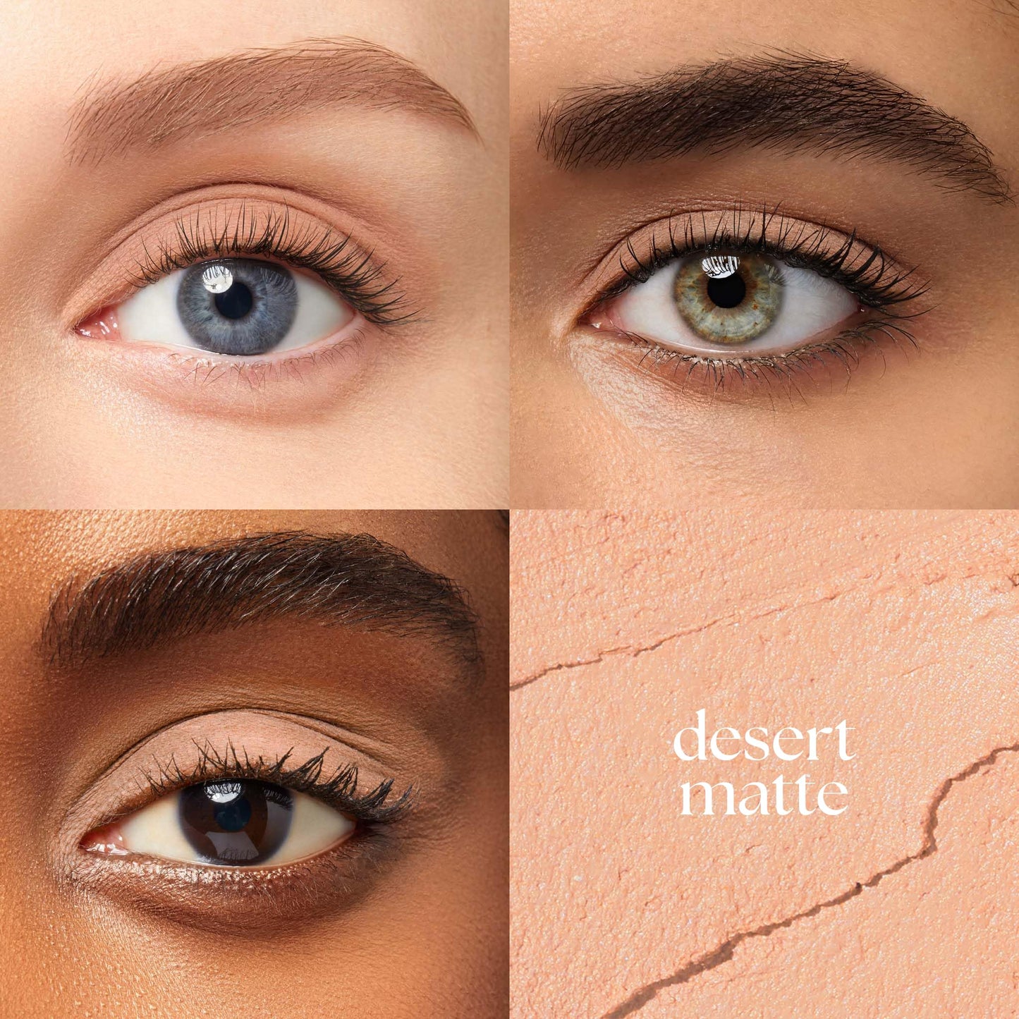 Julep Eyeshadow 101 Cream-to-Powder Waterproof Shadow Stick - Desert Matte - Long-Lasting, Crease-Proof, Light Beige Matte Cream Eyeshadow
