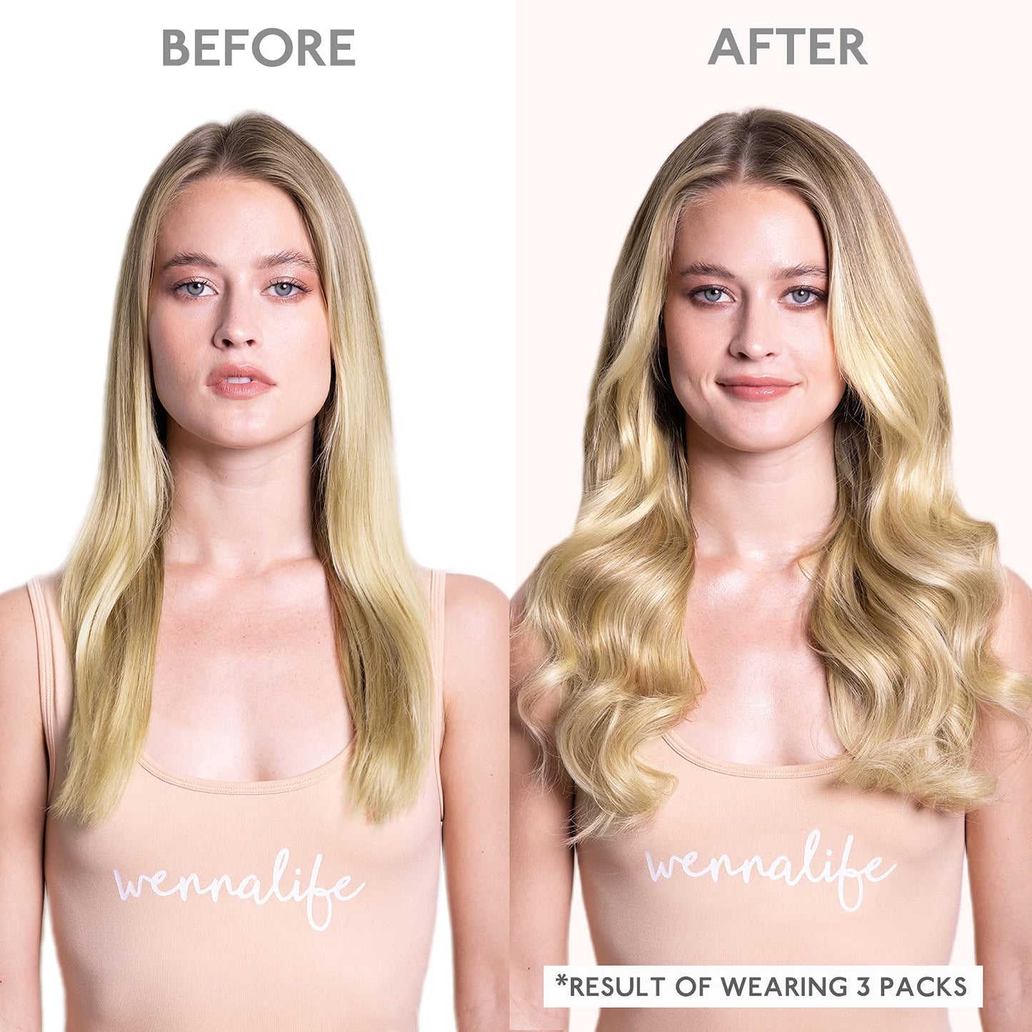 WENNALIFE Tape in Hair Extensions Human Hair, 20pcs 50g 16 inch Light Blonde Highlighted Golden Blonde Remy Hair Extensions Straight Human Hair Tape Beauty and Personal Care Wennalife