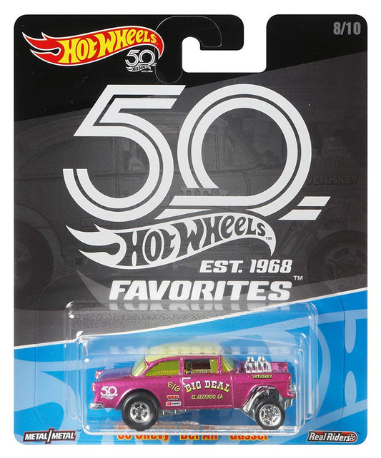 Hot Wheels 50th Anniversary Favs 55 Chevy Bel Air