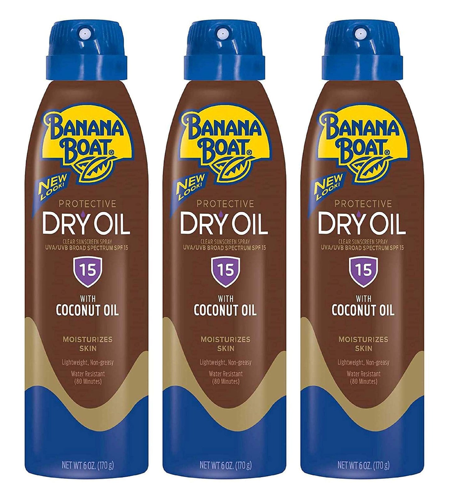 Banana Boat UltraMist Protective Dry Oil Spray SPF 15 Sunscreen 6 Ounce
